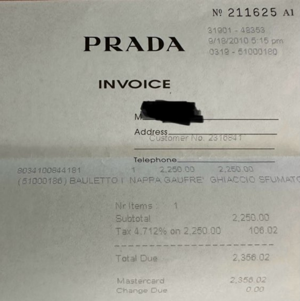 Brand rarely used Prada Bag